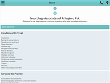 Tablet Screenshot of neurologytx.com